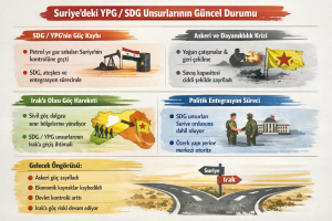 Suriye’deki YPG/SDG Terör gruplarının Güncel Durumu: Kaynak Kaybı, Dayanıklılık ve Irak’a Olası Göç Analizi