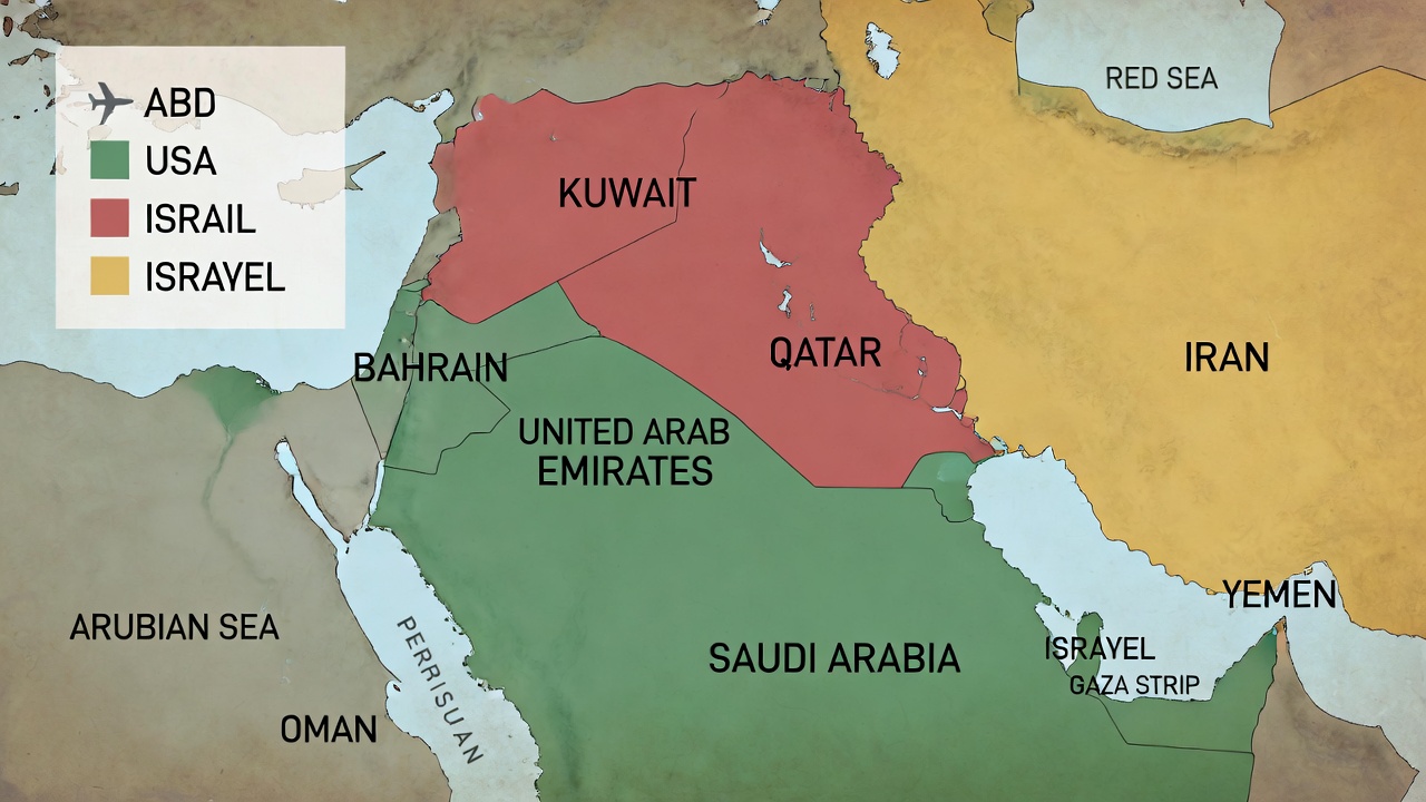ABD-İsrail-İran Savaşı: Korfez Arap Ülkelerinin Mevcut Konumları