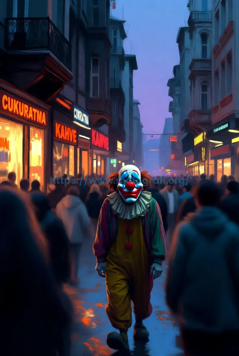 Kırmızı burunlu palyaço hüznü